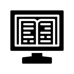 ebook glyph icon