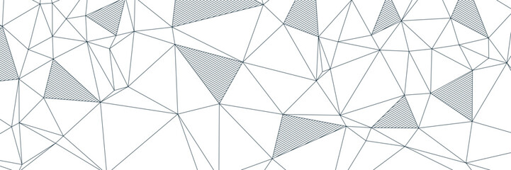abstract white background with triangles lines