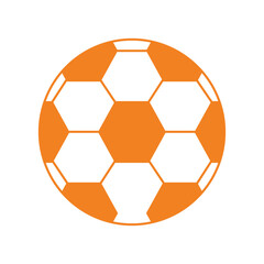 Obraz premium Soccer ball icon. Sport hobby competition and game theme. Isolated design. Vector illustration. soccer ball icon over white background. sports concept. Sports design elements