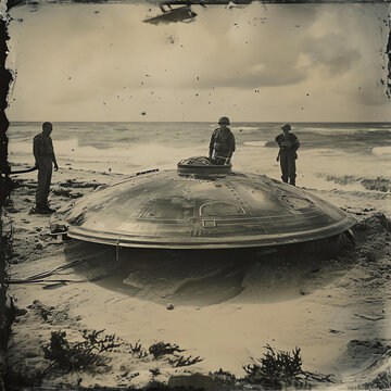 Vintage Foto - UFO