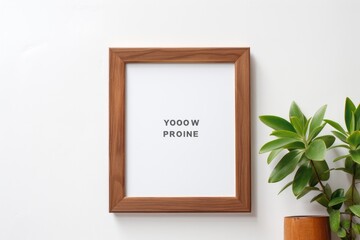 Blank Canvas Inspiration: Mockup for Wood Painting Frame with White Background - Create a Conceptual Interior Decor Display, Adding Artistic Style to Your Home with Neutral Colors.






