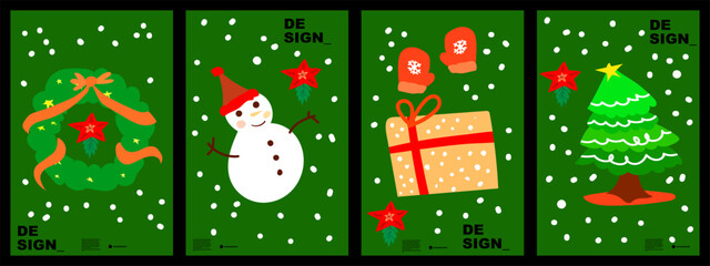 illustration vector graphic christmas background for banner, poster, flyer, brochure, template, design