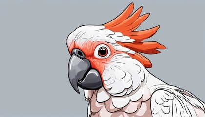 A colorful parrot with a long tail and red feathers