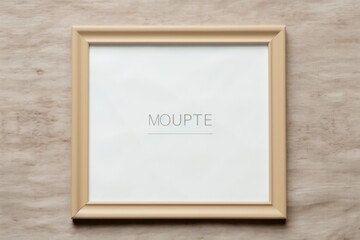 Frame the Extraordinary: Neutral Colors Frame Mockup - An Aesthetic Presentation Template for Your Art or Photography, Adding a Touch of Modern Elegance to Your Gallery or Home Decor.

