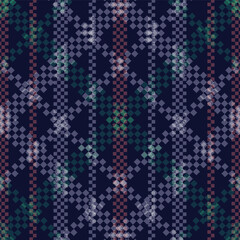 Fototapeta na wymiar Square pattern geometric elegant tartan textile design concept