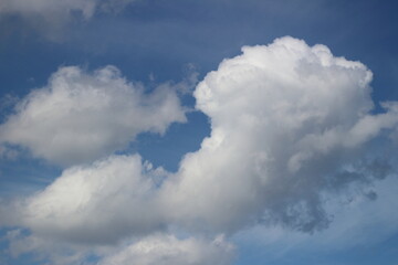 blue sky with clouds