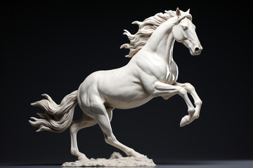Obraz na płótnie Canvas the figurine of a horse
