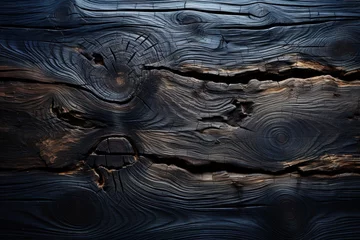 Fototapete Brennholz Textur wood dark background