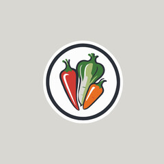 Vegetables Logo EPS Format Very Cool Design