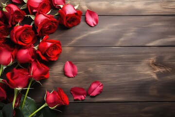 Naklejka na ściany i meble The concept of Valentine's Day greetings