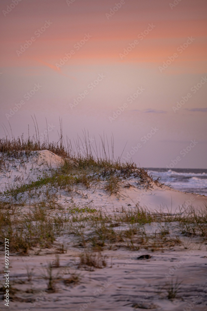 Poster sunset beach