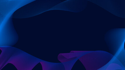 abstract blue and purple waves line none color effect on a dark background, abstract a background  - obrazy, fototapety, plakaty