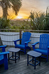 Obraz premium adirondack chairs