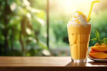 Summer Drink Mango Frappuccino