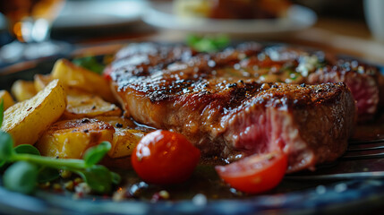 close-up of a piece of meat