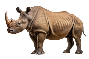 Fototapeta premium A rhino isolated on a white background