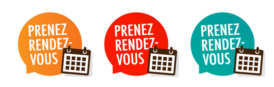 Prenez rendez-vous
