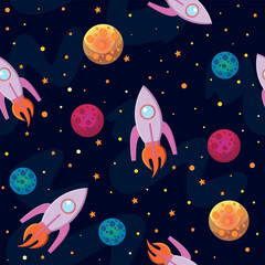 Vector pattern with space