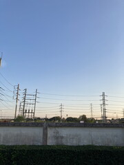power lines and power line
