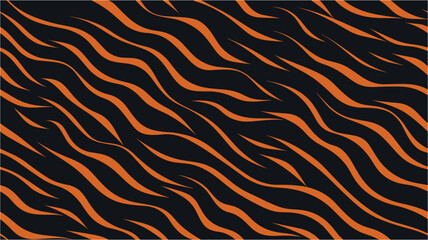 Vector. Jungle animal fur fabric design. Animal abstract skin seamless pattern. Retro abstract geometric Element Template. Sushi restaurant packaging and Menu design.