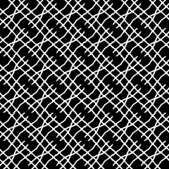 Abstract Shapes.Vector Seamless Black and White Pattern.Design element for prints, decoration, cover, textile, digital wallpaper, web background, wrapping paper, clothing, fabric, packaging, cards, ti