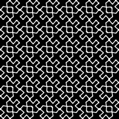 Abstract Shapes.Vector Seamless Black and White Pattern.Design element for prints, decoration, cover, textile, digital wallpaper, web background, wrapping paper, clothing, fabric, packaging, cards, ti