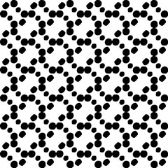 Abstract Shapes.Vector Seamless Black and White Pattern.Design element for prints, decoration, cover, textile, digital wallpaper, web background, wrapping paper, clothing, fabric, packaging, cards, ti