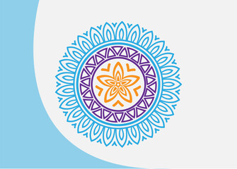 colourful mandala design Luxury mandala Free Vector background 10