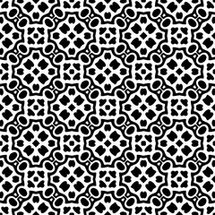 Abstract Shapes.Vector Seamless Black and White Pattern.Design element for prints, decoration, cover, textile, digital wallpaper, web background, wrapping paper, clothing, fabric, packaging, cards, ti