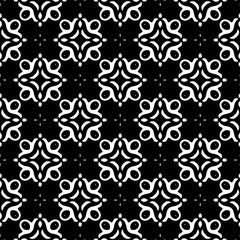 Abstract Shapes.Vector Seamless Black and White Pattern.Design element for prints, decoration, cover, textile, digital wallpaper, web background, wrapping paper, clothing, fabric, packaging, cards, ti