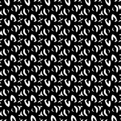 Abstract Shapes.Vector Seamless Black and White Pattern.Design element for prints, decoration, cover, textile, digital wallpaper, web background, wrapping paper, clothing, fabric, packaging, cards, ti