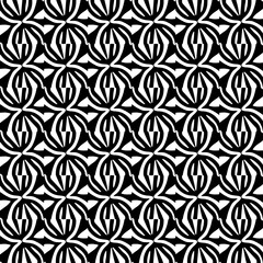 Abstract Shapes.Vector Seamless Black and White Pattern.Design element for prints, decoration, cover, textile, digital wallpaper, web background, wrapping paper, clothing, fabric, packaging, cards, ti