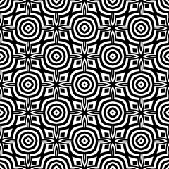 Abstract Shapes.Vector Seamless Black and White Pattern.Design element for prints,decoration,cover,textile,digital,wallpaper, web background,wrapping paper,clothing,fabric,packaging,cards, invitations