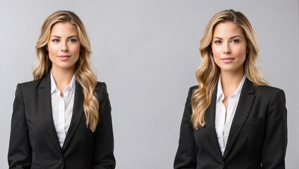 Isolated Background, Young American Female Lawyer, Studio Shot