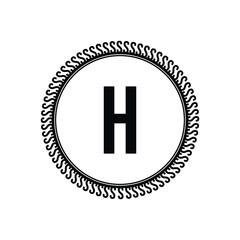 Initial Letter Logo H Template Vector Design
