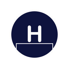 Initial Letter Logo H Template Vector Design