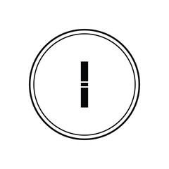 Initial Letter Logo I Template Vector Design