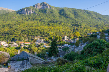 Aristi village, one of the most beautiful villages in Zagori region, or Zagorochoria, in Epirus...