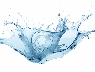 Aquatic Elegance Water Splash Portrait in 4:3