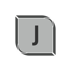 Initial Letter Logo J Template Vector Design