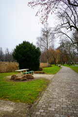 Park neben dem Wörthersee in Österreich