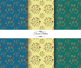 Naklejka premium Vector illustration of a seamless pattern.Simple illustrations.Abstract background pattern