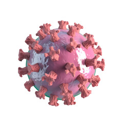 Virus isolated on transparent background