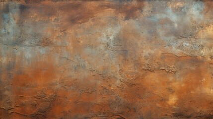 A picture of a rusted metal wall with peeling paint. This image can be used to depict decay, urban decay, or industrial settings