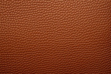 Fototapeta premium A detailed close-up shot of a brown leather surface. Can be used as a background or texture in various design projects