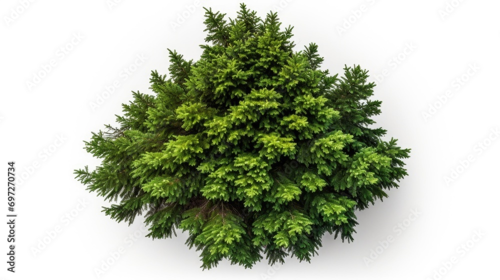 Poster a top-down view of a tree against a white background. can be used for various purposes