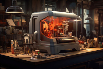 3d printer in a lab, future innovations, innovative technology