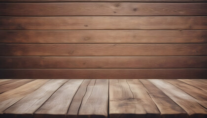 wooden floor and wall