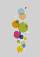 Vorlage bunte Kreise 3