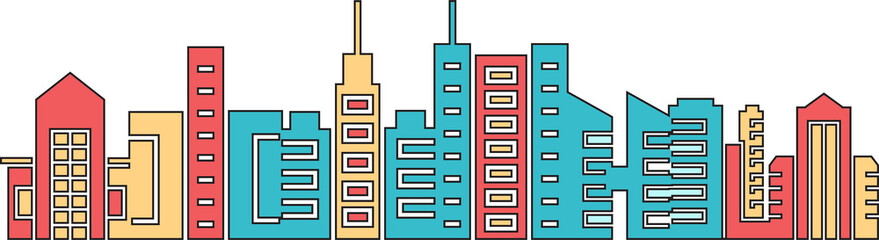 City Skyscraper Illustration
